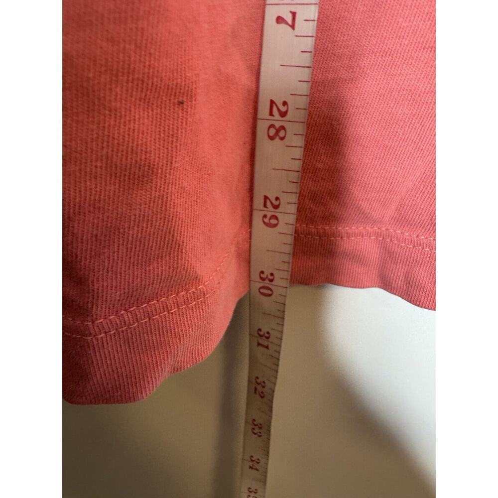 Vineyard Vines Long Sleeve T-Shirt Men's XXL Whale Logo Pink Salmon Front Pocket - Picture 6 of 7